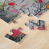 ワイルドフラワーの黒馬 ジグソーパズル (側面)