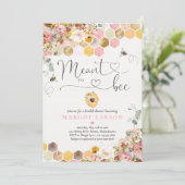 ワイルドフラワーはブライダルシャワー 招待状 (スタンド正面)