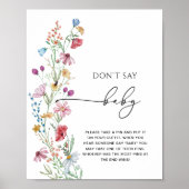 ワイルドフラワーはベビー ポスター (正面)