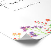 ワイルドフラワーはポスターを好む ポスター (角)