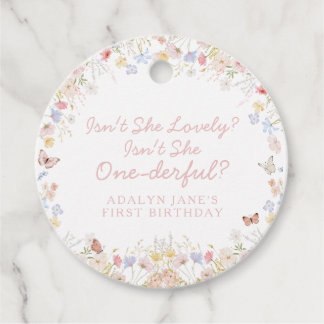 ワイルドフラワーは彼女の一心のメッセージカード フェイバータグ