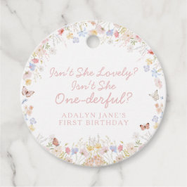 ワイルドフラワーは彼女の一心のメッセージカード フェイバータグ