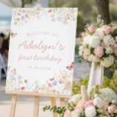 ワイルドフラワーは彼女の善意の誕生日のサインではない ポスター