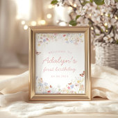 ワイルドフラワーは彼女の善意の誕生日のサインではない ポスター