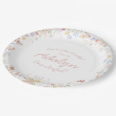 ワイルドフラワーは彼女のonederful紙プレート ペーパープレート (アングル)