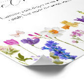 ワイルドフラワーは、甘い混乱の赤ちゃんシャワーのサインを推測 ポスター (角)