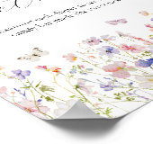 ワイルドフラワーは、甘い混乱の赤ちゃんシャワーのサインを推測 ポスター (角)