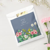 ワイルドフラワーほこりっぽいブルー結婚の花 フェイバーバッグ (封をした状態)