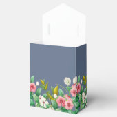 ワイルドフラワーほこりっぽいブルー結婚の花 フェイバーボックス (オープン)