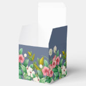 ワイルドフラワーほこりっぽいブルー結婚の花 フェイバーボックス (オープン)