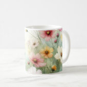 🌷ワイルドフラワーを取ろう🌷 コーヒーマグカップ (正面右)
