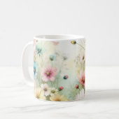 🌷ワイルドフラワーを取ろう🌷 コーヒーマグカップ (正面左)