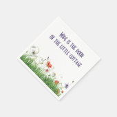 ワイルドフラワーを持つアイルランド語の諺 スタンダードカクテルナプキン (角)