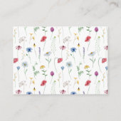 ワイルドフラワーアドバイス卒業 エンクロージャーカード (裏面)