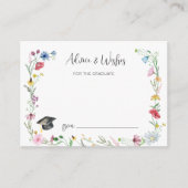 ワイルドフラワーアドバイス卒業 エンクロージャーカード (正面)