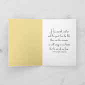 ワイルドフラワーアンドサンフラワーフィールド悔やみや弔慰 カード (内部)