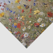 ワイルドフラワーアンド蝶デコペティッシュペーパー 薄葉紙 (詳細)