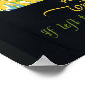 ワイルドフラワーアース・デイ環境デコのポスター ポスター (角)