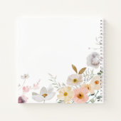 ワイルドフラワーアーチバプテスズスゲストブック ノートブック (裏面)