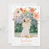 ワイルドフラワーアーチメドウドイシテージングパーティー招待状 招待状 (裏面)