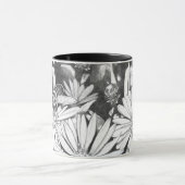 ワイルドフラワーアートコーヒーカップハニービー&フラワーズカップ マグカップ (中央)