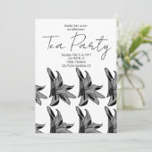 ワイルドフラワーアートティーパーティー 招待状 (スタンド正面)