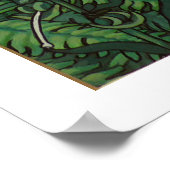 ワイルドフラワーアートポスターフォックスグローブ絵画フラワーズ ポスター (角)