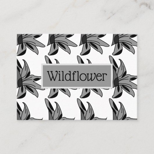 ワイルドフラワーアート 名刺 (正面)