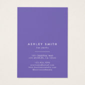 ワイルドフラワーイヤリングネックレス表示カード (裏面)