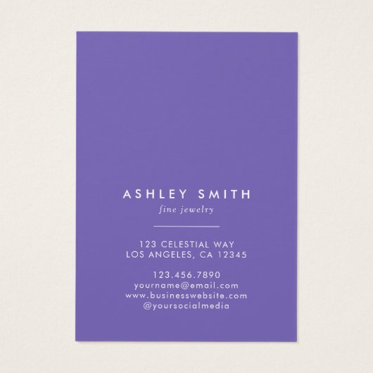 ワイルドフラワーイヤリングネックレス表示カード (裏面)