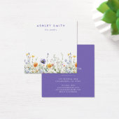 ワイルドフラワーイヤリング表示カード (デスク)