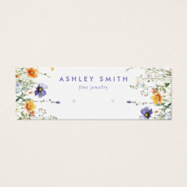 ワイルドフラワーイヤリング表示カード