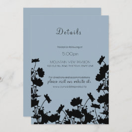 ワイルドフラワーインク詳細ページコーンフラワーブルー 招待状