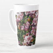 ワイルドフラワーインプレッション カフェラテマグ (左アングル)