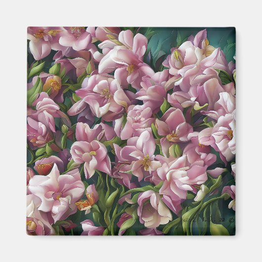 ワイルドフラワーインプレッション マグネット (正面)