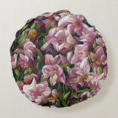 ワイルドフラワーインプレッション ラウンドクッション (裏面)