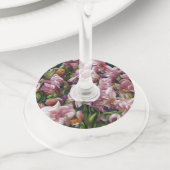 ワイルドフラワーインプレッション ワイングラスタグ (クローズアップ)