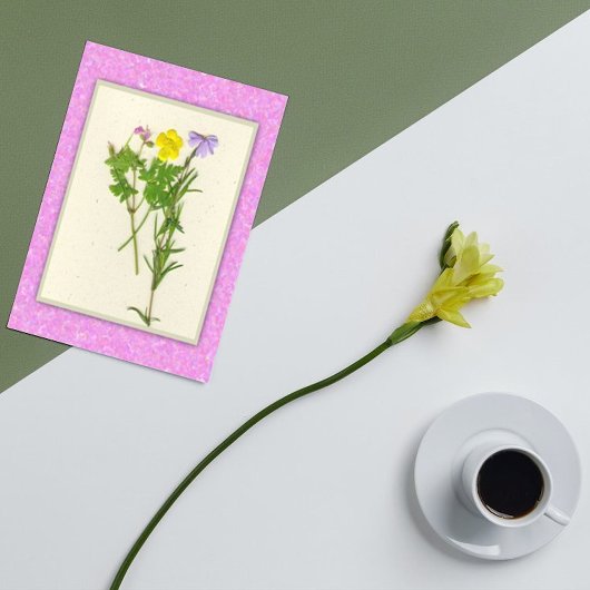 ワイルドフラワーイースターカード(大フォント) シーズンカード