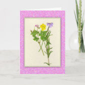 ワイルドフラワーイースターカード(大フォント) シーズンカード (正面)