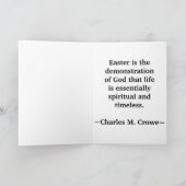 ワイルドフラワーイースターカード(大フォント) シーズンカード (内部)