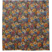 ワイルドフラワーウィムシー シャワーカーテン (正面)