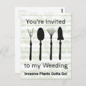 ワイルドフラワーウィーク招待状はがき ポストカード (正面/裏面)