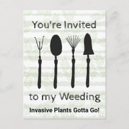 ワイルドフラワーウィーク招待状はがき ポストカード