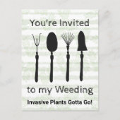 ワイルドフラワーウィーク招待状はがき ポストカード (正面)