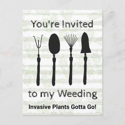 ワイルドフラワーウィーク招待状はがき ポストカード (正面)