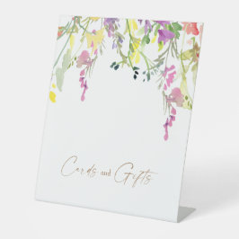 ワイルドフラワーウェディングカード&ギフトサイン 台座サイン