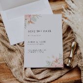 ワイルドフラワーウェディングザデイト招待状 招待状