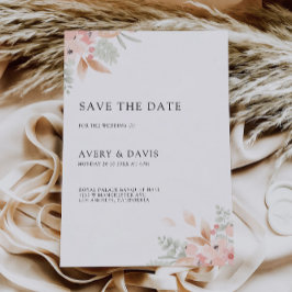 ワイルドフラワーウェディングザデイト招待状 招待状