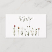 ワイルドフラワーウェディングスプ エンクロージャーカード (正面)