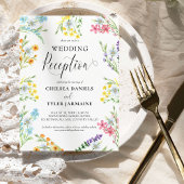 ワイルドフラワーウェディングレセプションオンリーデリケートフローラ 招待状